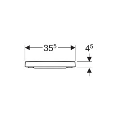RENOVA PLAN Сиденье с крышкой дюропласт, быстросъемное с микролифтом (500.692.01.1)