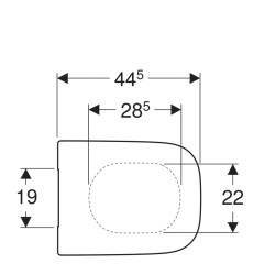 RENOVA PLAN Сиденье с крышкой дюропласт, быстросъемное с микролифтом (500.692.01.1)