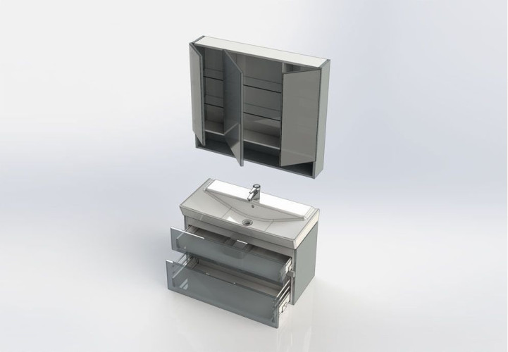 Мебель для ванной Aquanet Виго 100 белый