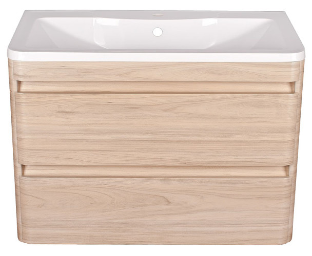 Тумба подвесная Style Line Атлантика 80, Люкс ясень перламутр, PLUS