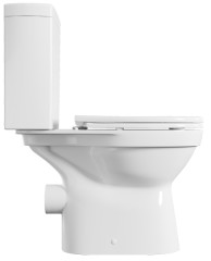 Унитаз-компакт Vitra Norm Eisberg 355х640х805, быстросьемное сиденье дюропласт с микролифтом, белый (9844B099-7202)