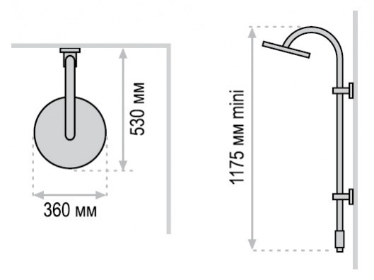 Душевая система Valentin Ozone