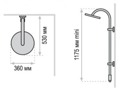 Душевая система Valentin Ozone