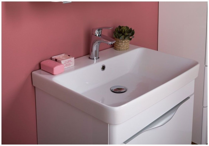 Тумба с раковиной Aquanet Орлеан 60 белый