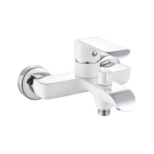 Смеситель для ванны Rose R2102F, белый/хром