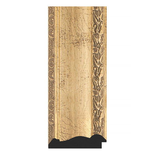 Зеркало настенное Octagon EVOFORM в багетной раме состаренное серебро с орнаментом, 67х67 см, BY 7390