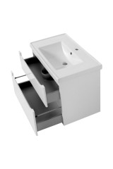 Комплект в ванную Ceruttispa тумба Пьемонт 70 подвесная №2 с умывальником "Кантэ 70"