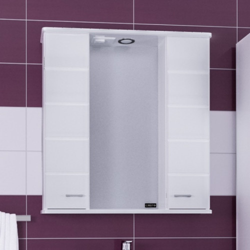 Зеркальный шкаф СанТа Омега 75