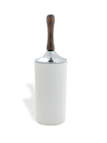 Stil Haus Minerva, настенная керамическая мыльница, цвет хром - темный орех