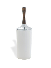 Stil Haus Minerva, настенная керамическая мыльница, цвет хром - темный орех