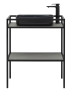 Консоль под раковину напольная Allen Brau Liberty 75 1.33002.BB черный