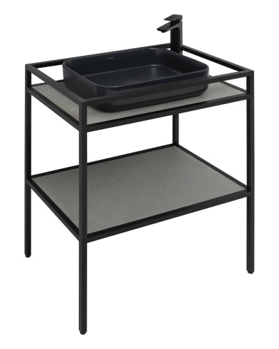 Консоль под раковину напольная Allen Brau Liberty 75 1.33002.BB черный