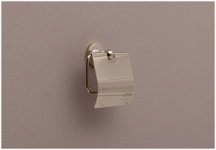 Держатель туалетной бумаги Aquanet 4686, золото