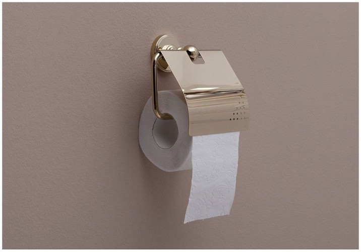 Держатель туалетной бумаги Aquanet 4686, золото