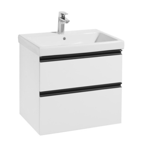 Тумба под раковину Roca Domi 60 см, подвесная, белый глянцевый (7.8575.3.280.6)