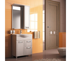 Зеркало-шкаф навесной с подсветкой MIXLINE Альфа-61 правый (529002)