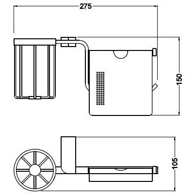 Держатель туалетной бумаги Schein Allom 226E2-R