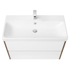 Тумба под раковину AQUATON Сканди 90 подвесная, дуб рустикальный (1A251901SDZ90)