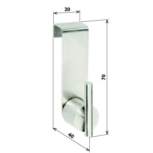 Крючок для полотенец Bemeta Neo stainless 104106153