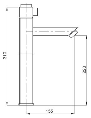 Смеситель Bugnatese Pbox 9417