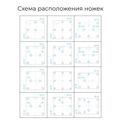 Душевой поддон квадратный RGW ST-De Пустыня арт. 16152099-13