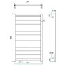 Полотенцесушитель ГРОТА ESTRO 30/90
