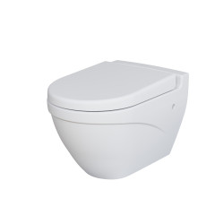 Унитаз Nord 133T20101 (535*385*360) БЕЛЫЙ МАТОВЫЙ подвесной с толстой крышкой