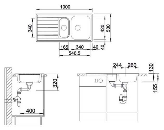 Кухонная мойка Blanco Livit 6S