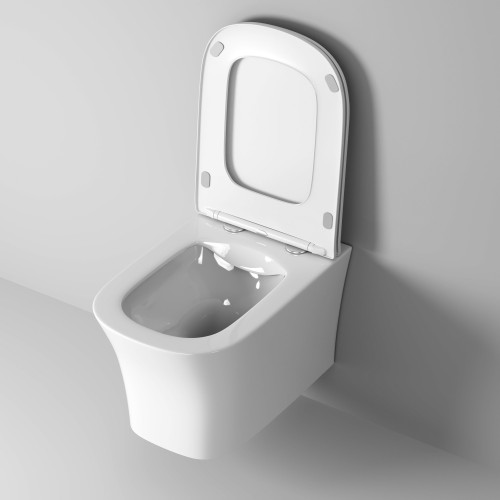 Унитаз Grossman Style GR-4474S (485*355*350) подвесной БЕЗОБОДКОВЫЙ с тонкой крышкой