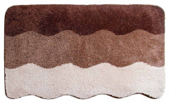 Batex Swing, односторонний прямоугольный коврик из 100% полиакрила, размер 70x120 см, цвет коричневый