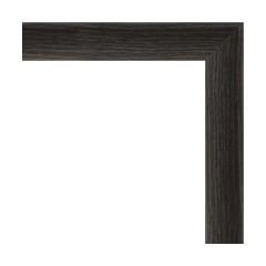 Зеркало настенное EVOFORM в багетной раме чёрный дуб, 60х80 см, BY 0648