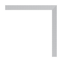 Зеркало настенное EVOFORM в багетной раме сталь, 46х96 см, BY 1049