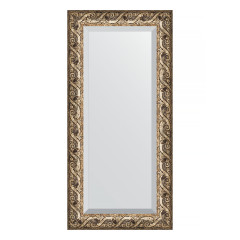 Зеркало настенное с фацетом EVOFORM в багетной раме фреска, 56х116 см, BY 1249