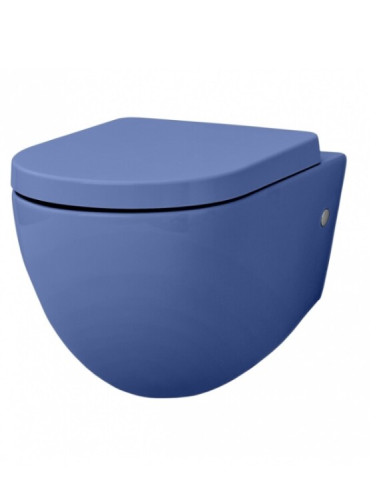 Унитаз Artceram File 2.0 подвесной 370*530*370 Blue sapphire