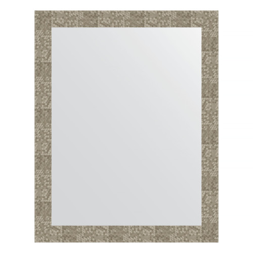 Зеркало настенное EVOFORM в багетной раме соты титан, 76х96 см, BY 3276