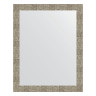 Зеркало настенное EVOFORM в багетной раме соты титан, 76х96 см, BY 3276