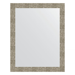 Зеркало настенное EVOFORM в багетной раме соты титан, 76х96 см, BY 3276