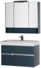 Мебель для ванной Aquanet Виго 100 сине-серый