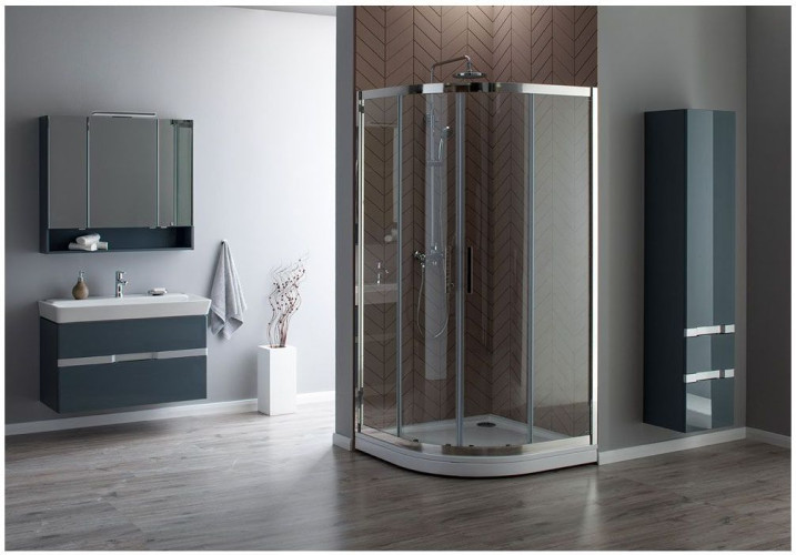 Мебель для ванной Aquanet Виго 100 сине-серый