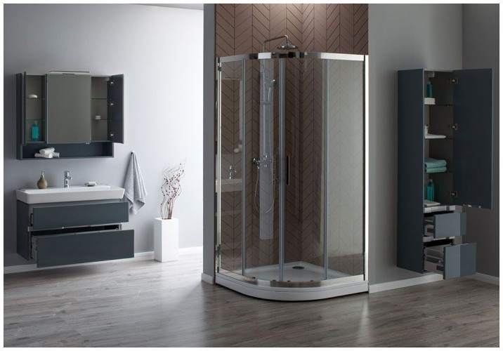 Мебель для ванной Aquanet Виго 100 сине-серый