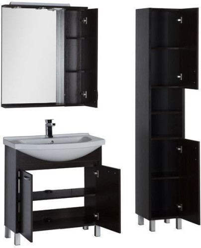 Мебель для ванной Aquanet Донна 80 венге