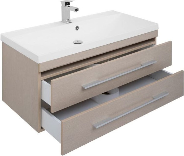 Мебель для ванной Aquanet Нота NEW 100 светлый дуб (камерино)