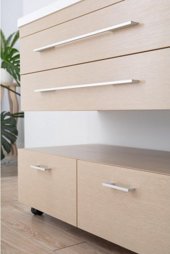 Мебель для ванной Aquanet Нота NEW 100 светлый дуб (камерино)