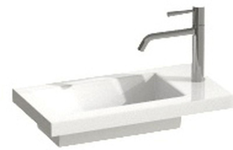 IBX BONSAI, раковина из минерального литья 40 см, цвет белый