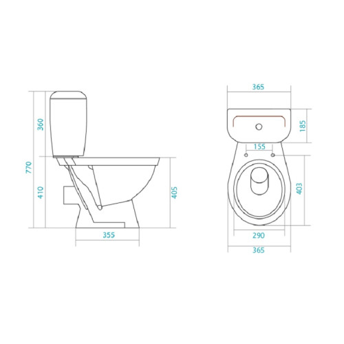 Унитаз-компакт Santek Паллада