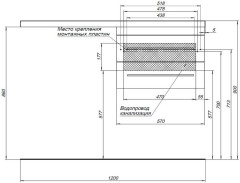 Тумба с раковиной Aquanet Верона 120 R белый (подвесная, 2 ящика)