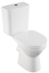 Унитаз-компакт напольный Norm Fit 355х650х780, сиденье термопласт с микролифтом, белый (9844B099-7200)