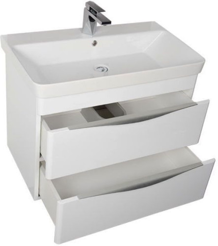 Тумба с раковиной Aquanet Орлеан 80 белый