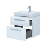 Тумба под раковину Aquanet Nova 60 (Slim Synergy) белый (2 ящика)