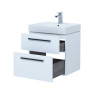 Тумба под раковину Aquanet Nova 60 (Slim Synergy) белый (2 ящика)